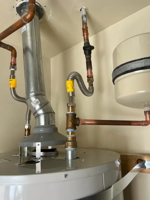 Water heater installation and plumbing repair in Leawood South