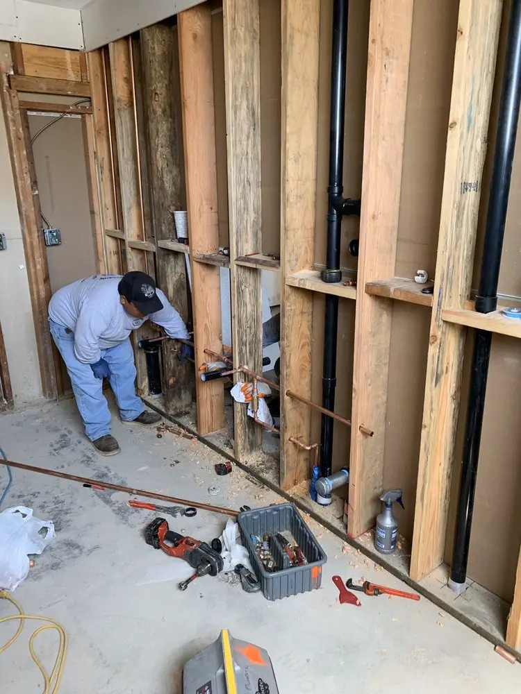 Commercial rough-in plumbing for Gas Line Repair in Leawood South